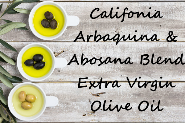 Extra Virgin Olive Oil - Californian Arbaquina, Arbosana Blend - Cibaria Store Supply